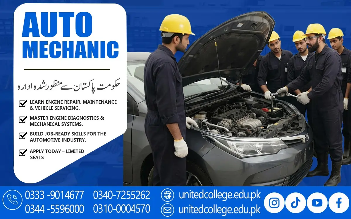 Auto Mechanic Course in Attock | Start Your Repair Career Today
