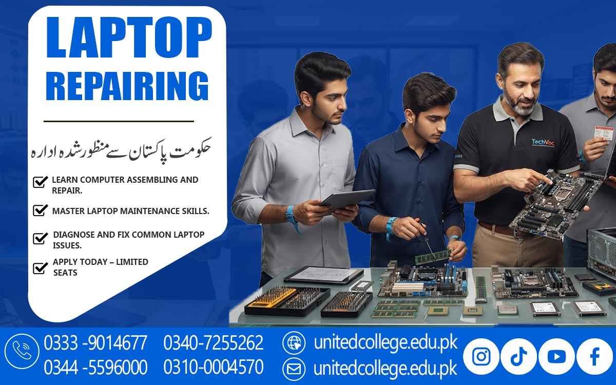 Laptop Repairing Course in Sargodha for Professional Technicians